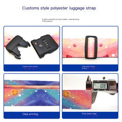 TSA Custom Lock Luggage Strap with Logo Design 2024