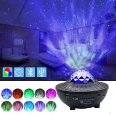 LED Bluetooth Glaxy Music Projector Light
