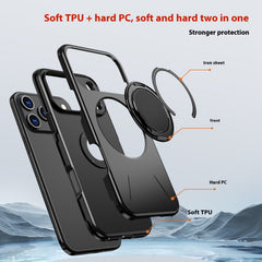 Rotating Magnetic Phone Case with Bracket for iPhone Models