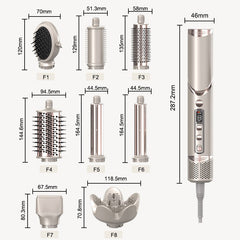 8-in-1 Folding Ionic Hair Dryer Set
