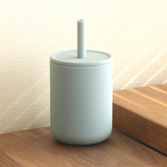Silicone No-Spill Baby Cup with Straw