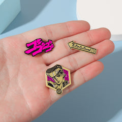 JoJo's Bizarre Adventure Character Cartoon Brooch