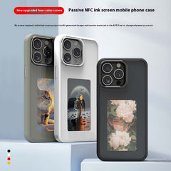 NFC E-Ink Screen Bracket Phone Case for iPhone