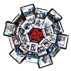 Hexagonal DIY Pop-up Photo Album Gift Box
