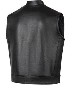 BECK® 566 Horsehide Motorcycle Vest — Black