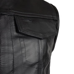 BECK® 566 Horsehide Motorcycle Vest — Black
