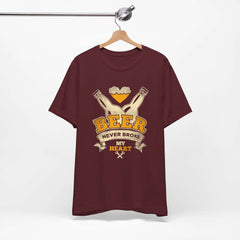 Beer Never Broke My Heart BBQ T-Shirt