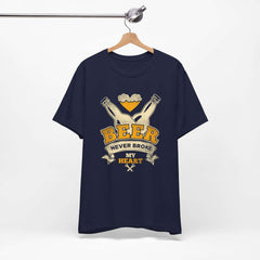 Beer Never Broke My Heart BBQ T-Shirt