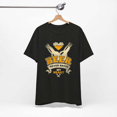 Beer Never Broke My Heart BBQ T-Shirt