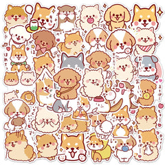 50 Dog Graffiti Stickers