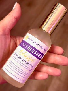 I Am Blessed Blissful Spray & Body Oil - Made with Blue Lotus & Rose Essential Oils