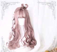 Lolita Wig 65cm Long Wavy Bangs Hairpiece