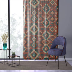 Tribal Print Drapes – Boho Vibes Curtains - Dipaliz