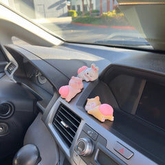 Cute Animal Car Ornament – Resin Bouncy Butt Dashboard Accessory