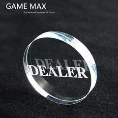 Acrylic Transparent Crystal Dealer Cat Poker Accessory