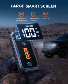 Buture Beta03 Car Battery Jump Starter 5000A丨400 Lumen Wide Angle Light, Built in Compass