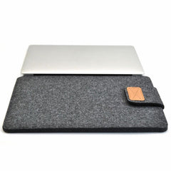 Slim Solid-Color Felt Cover for MacBook Air/Pro