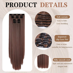 Holdbalance 24inch Clip-In Hair Extensions 6PCS