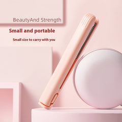 Dual-Use Portable USB Hair Curler & Straightener