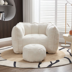 Soft Bean Bag Chair With High Resilient Foam