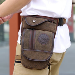 Multifunctional Men's Waist Bag and Leg Pack for Sports