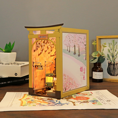 Cherry Blossom Cottage 3D Book Kit