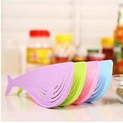 Whale-Shaped Kitchen Strainer Rack 30x7.7cm