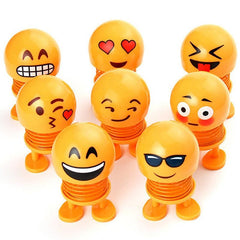 Car Ornaments Bobblehead Nod Dolls Cute Cartoon Funny Wobble Head Robot Lovely Car Dashboard Decoration Auto Facial Expression Shaking Head Toys Car Ornaments Bobblehead Nod Dolls Cute Cartoon Funny Wobble Head Robot Lovely Car Dashboard Decor