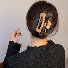 Women's Versatile Solid Color Grip Clip