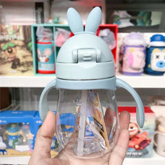 Cartoon Kids Straw Cup 280ml