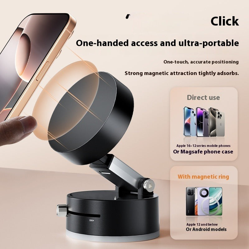 Magnetic Vacuum Car Phone Holder