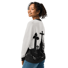Cemetery Ash Knit Crew Neck Sweater