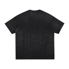 Cemetery Haunts Vintage Washed Hand-Frayed T-Shirt