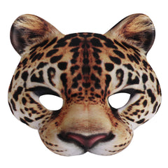 Cheetah Half Face Mask for Halloween Carnival Party