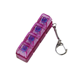 Transparent Decompression Shaft Tester Light-Up Keychain