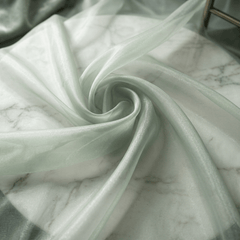 Crystal Organza Fabric by the Yard 60” Wide – Sheer Shiny Organza for Wedding Decor, Draping, Dresses, Curtains & Event Styling