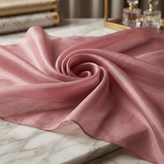 Crystal Organza Fabric by the Yard 60” Wide – Sheer Shiny Organza for Wedding Decor, Draping, Dresses, Curtains & Event Styling