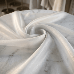 Crystal Organza Fabric by the Yard 60” Wide – Sheer Shiny Organza for Wedding Decor, Draping, Dresses, Curtains & Event Styling