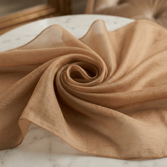 Crystal Organza Fabric by the Yard 60” Wide – Sheer Shiny Organza for Wedding Decor, Draping, Dresses, Curtains & Event Styling