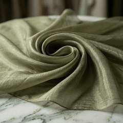 Crystal Organza Fabric by the Yard 60” Wide – Sheer Shiny Organza for Wedding Decor, Draping, Dresses, Curtains & Event Styling