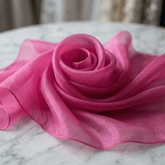 Crystal Organza Fabric by the Yard 60” Wide – Sheer Shiny Organza for Wedding Decor, Draping, Dresses, Curtains & Event Styling