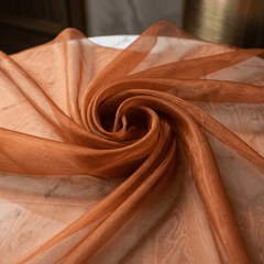 Crystal Organza Fabric by the Yard 60” Wide – Sheer Shiny Organza for Wedding Decor, Draping, Dresses, Curtains & Event Styling