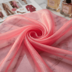 Crystal Organza Fabric by the Yard 60” Wide – Sheer Shiny Organza for Wedding Decor, Draping, Dresses, Curtains & Event Styling