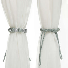 Curtain Tie Backs Rope Curtain Tiebacks With Bling Crystal Beads Curtain Decor Accessories Clips Curtain Holders For Drape  Durable Tie Backs Drapery Holdbacks Holder For Window Curtain Panels Drapes Home Decor