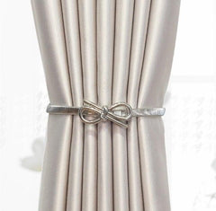 Curtain Tieback High Quality Elastic Holder Hook Buckle Clip Pretty And Fashion Polyester Decorative Home Accessories Leaves Curtain Holder Holdback For Window Drapery Convenient Office Home Decoration Buckle Holdbacks Curtain Straps