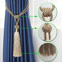 Curtain Tieback Tieback Tassel Tie Backs Decorative Curtain Clips Holdbacks Curtain Accessories For Drape Tassels Curtain Tiebacks Curtain Tassel Tiebacks Hanging Ball Tassel Curtain Hold-Backs Decorative