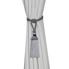 Curtain Tiebacks Tassel Curtain Clips Rope Curtain Tie Backs Holdbacks Decorative  Curtain Holder Accessories For Drape Curtain Holdbacks Braided Buckle Home Decorative Window Drapery Ball Tassels Tieback 50cm