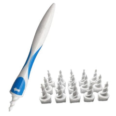 Smart Silicone Ear Wax Remover with 16 Tips (Packaged)