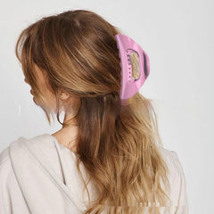 Women's Simple Pure Color French Hair Grip