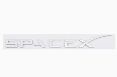 Tesla SpaceX Emblem – 3D Zinc Alloy Badge for Model S/3/X/Y